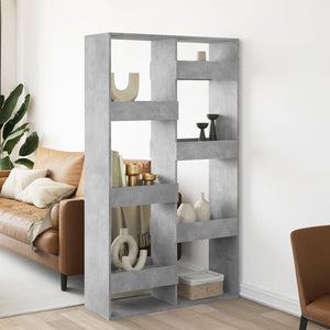 vidaXL Room Divider Concrete Gray 100x33x175 cm Engineered Wood