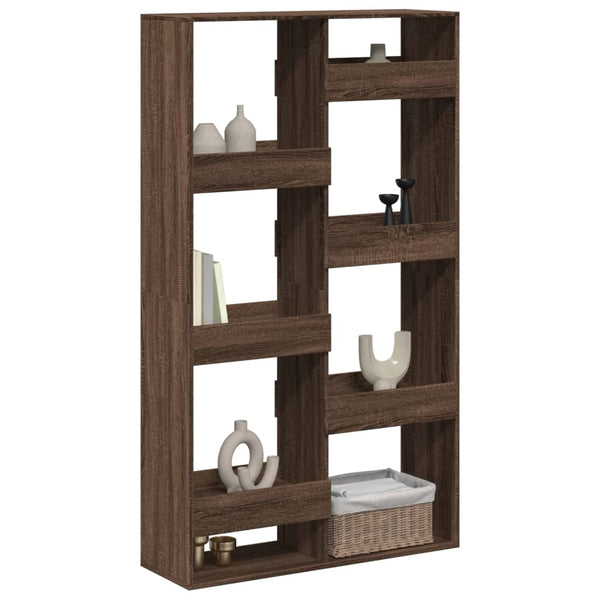 vidaXL Room Divider Brown Oak Look 100x33x175 cm Engineered Wood