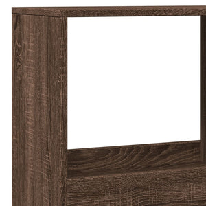 vidaXL Room Divider Brown Oak Look 100x33x175 cm Engineered Wood