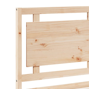 vidaXL Solid Wood Bed Extra Long without Mattress 140x210 cm