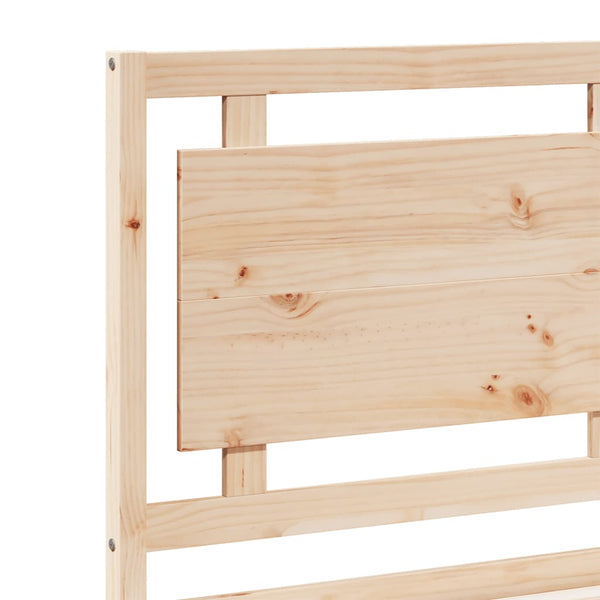 vidaXL Solid Wood Bed Extra Long without Mattress 140x210 cm