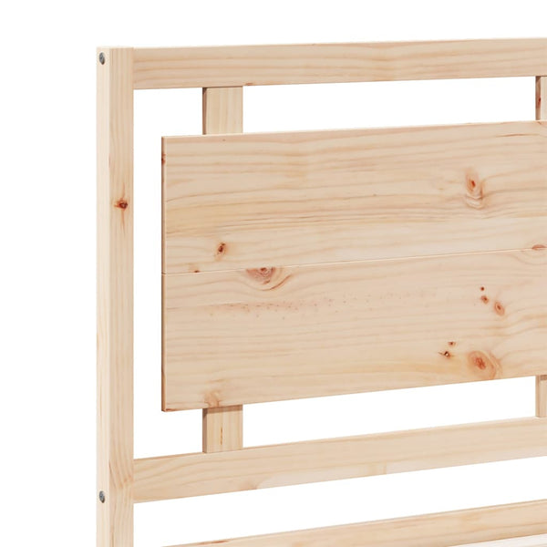 vidaXL Solid Wood Bed Extra Long without Mattress 180x210 cm
