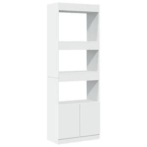 vidaXL Highboard White 63x33x180 cm Engineered Wood