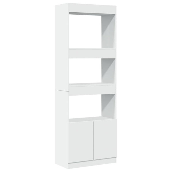 vidaXL Highboard White 63x33x180 cm Engineered Wood