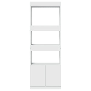 vidaXL Highboard White 63x33x180 cm Engineered Wood