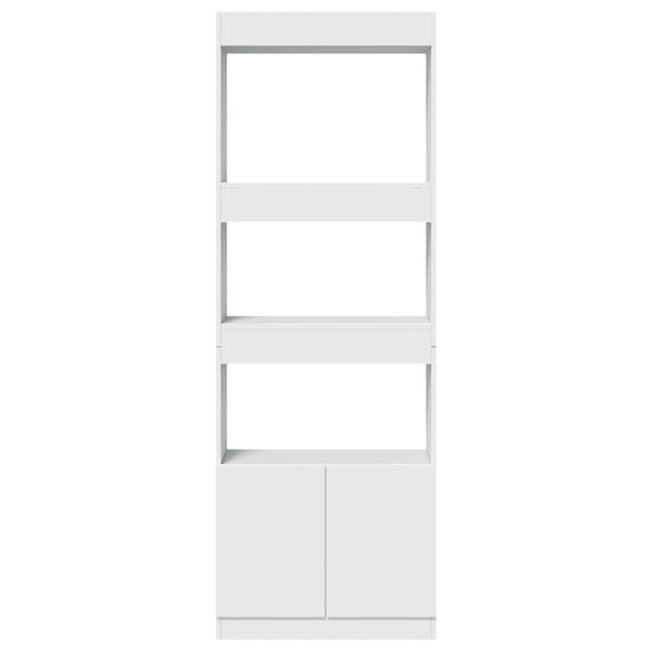 vidaXL Highboard White 63x33x180 cm Engineered Wood