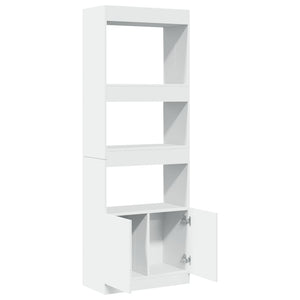 vidaXL Highboard White 63x33x180 cm Engineered Wood