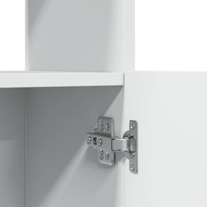 vidaXL Highboard White 63x33x180 cm Engineered Wood