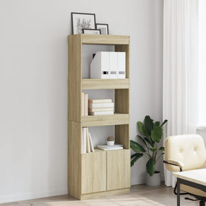 vidaXL Highboard 63x33x180 cm Sonoma Oak Engineered Wood