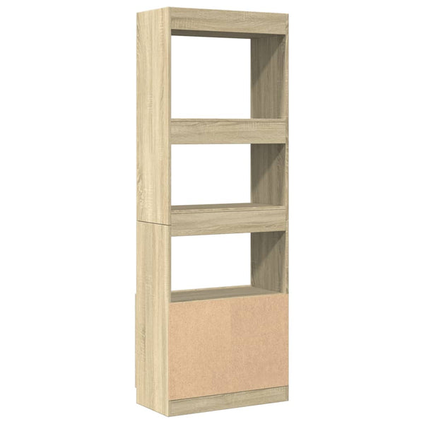 vidaXL Highboard 63x33x180 cm Sonoma Oak Engineered Wood