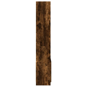 vidaXL Highboard 63x33x180 cm Smoked Oak Engineered Wood