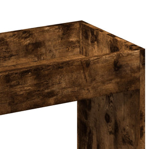 vidaXL Highboard 63x33x180 cm Smoked Oak Engineered Wood