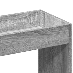 vidaXL Highboard 63x33x180 cm Grey Sonoma Chipboard