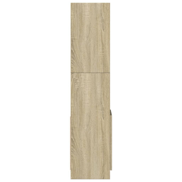 vidaXL Highboard Sonoma Oak 92x33x140 cm Engineered Wood