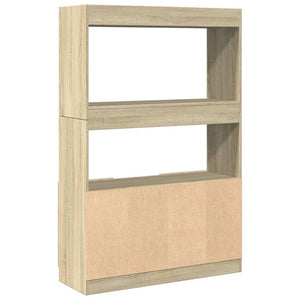 vidaXL Highboard Sonoma Oak 92x33x140 cm Engineered Wood