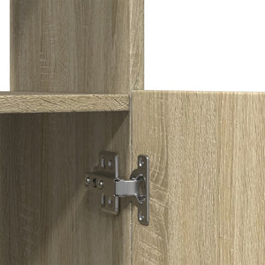vidaXL Highboard Sonoma Oak 92x33x140 cm Engineered Wood