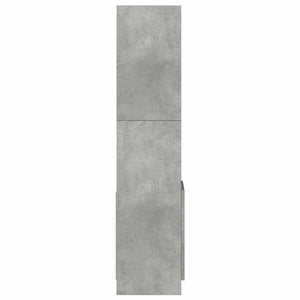 vidaXL Highboard Concrete Gray 92x33x140 cm Engineered Wood