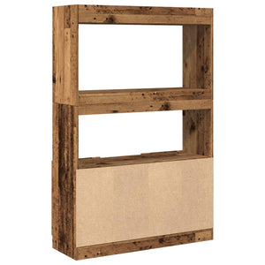 vidaXL Highboard Reclaimed Wood Look 92x33x140 cm Engineered Wood