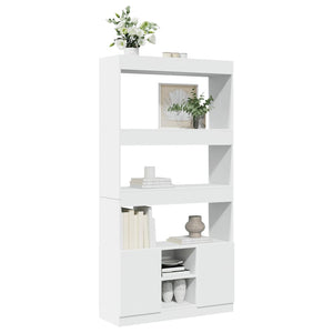 vidaXL Highboard White 92x33x180 cm Engineered Wood