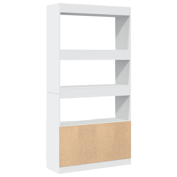 vidaXL Highboard White 92x33x180 cm Engineered Wood