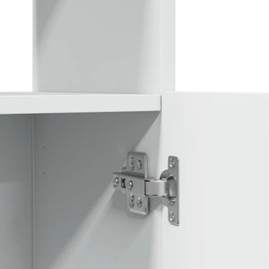 vidaXL Highboard White 92x33x180 cm Engineered Wood