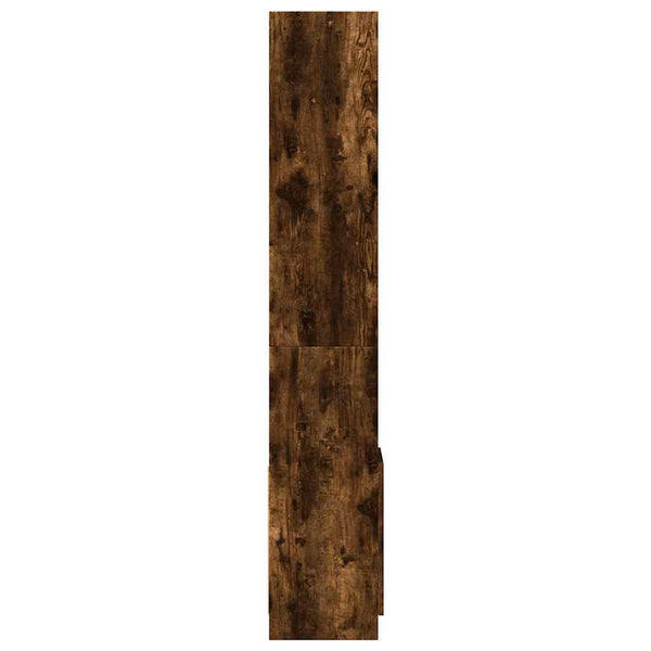 vidaXL Highboard Smoked Oak 92x33x180 cm Engineered Wood