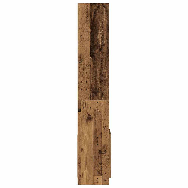 vidaXL Highboard Reclaimed Wood Look 92x33x180 cm Engineered Wood