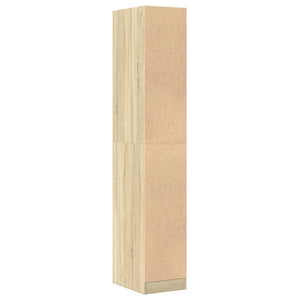 vidaXL Tallboy Cabinet Sonoma Oak 30x41x174.5 cm Engineered Wood
