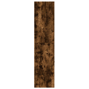 vidaXL Tall Cabinet Smoked Oak 30x41x174.5 cm Engineered Wood