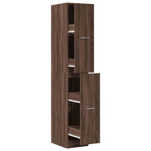 vidaXL Tall Cabinet Oak Look 30x41x174.5 cm Engineered Wood
