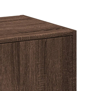 vidaXL Tall Cabinet Oak Look 30x41x174.5 cm Engineered Wood