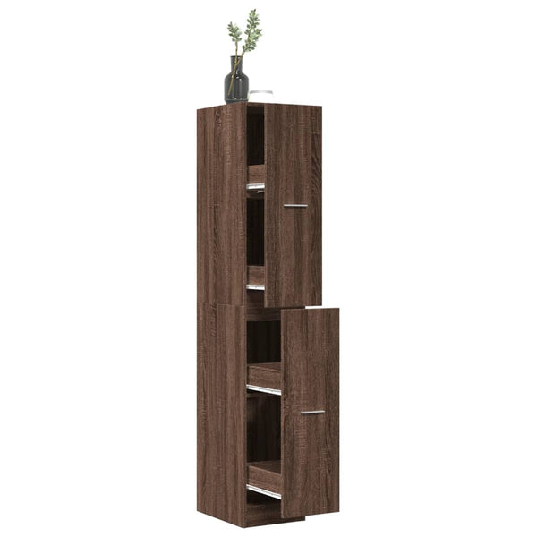 vidaXL Tall Cabinet Oak Look 30x41x174.5 cm Engineered Wood