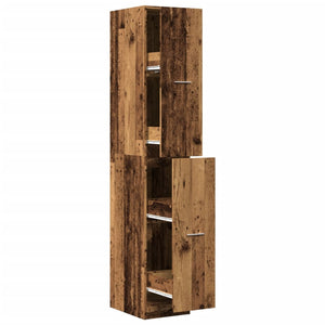 vidaXL Tall Cabinet in Reclaimed Wood Look 30x41x174.5 cm Engineered Wood