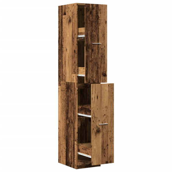 vidaXL Tall Cabinet in Reclaimed Wood Look 30x41x174.5 cm Engineered Wood