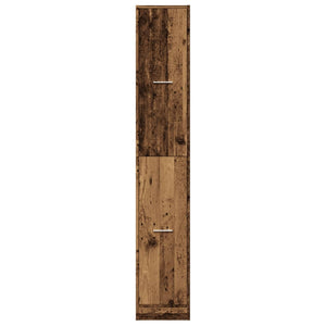 vidaXL Tall Cabinet in Reclaimed Wood Look 30x41x174.5 cm Engineered Wood