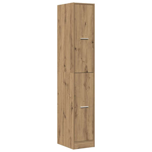 vidaXL Tallboy Artisan Oak 30x41x174.5 cm Engineered Wood