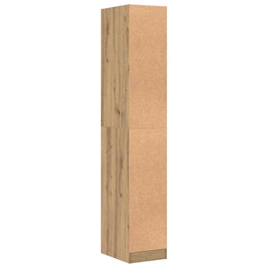 vidaXL Tallboy Artisan Oak 30x41x174.5 cm Engineered Wood