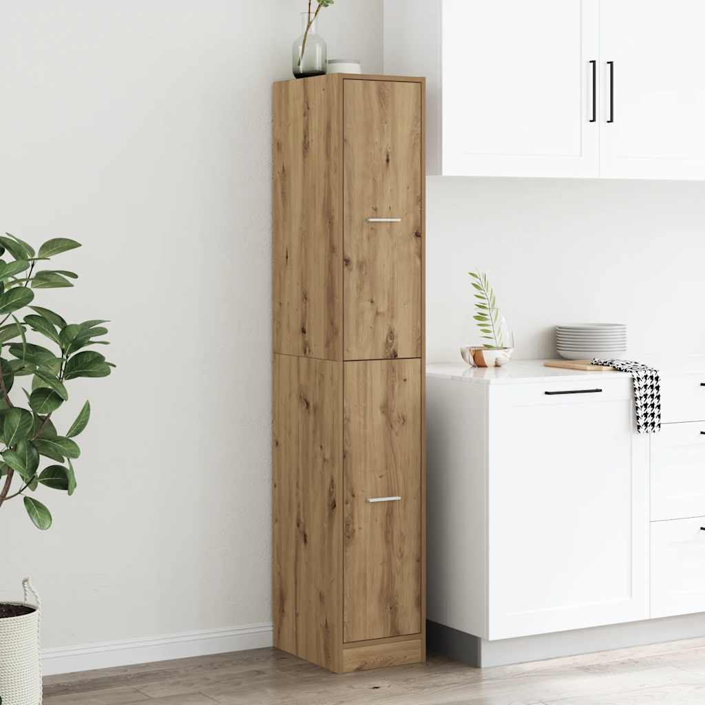 vidaXL Tallboy Artisan Oak 30x41x174.5 cm Engineered Wood