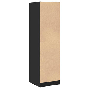 vidaXL Tall Cabinet Black 40x41x144.5 cm Engineered Wood