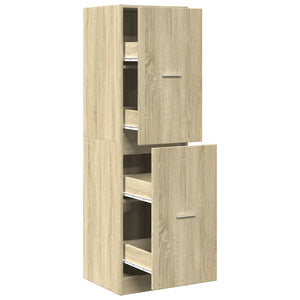 vidaXL Tallboy Sonoma Oak 40x41x144.5 cm Engineered Wood