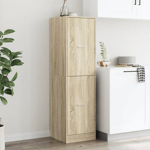 vidaXL Tallboy Sonoma Oak 40x41x144.5 cm Engineered Wood