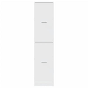 Apothekerschrank Weiß Holz 40x41x174,5 cm