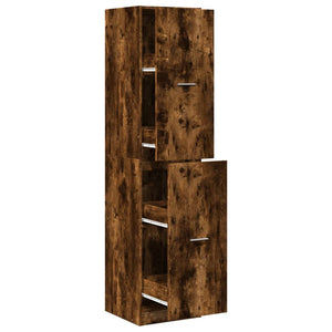 Apothekerschrank Räuchereiche 40x41x174,5 cm