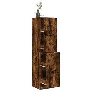 Apothekerschrank Räuchereiche 40x41x174,5 cm