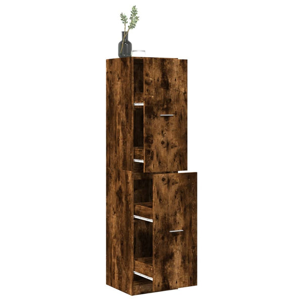 Apothekerschrank Räuchereiche 40x41x174,5 cm
