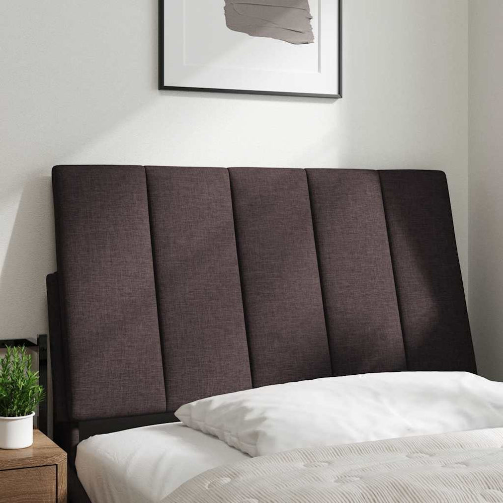 Kopfteil Kissen Hanko Dunkelbraun 80 cm