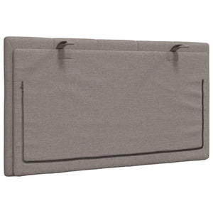 Kopfteil Kissen Hanko Taupe 80 cm