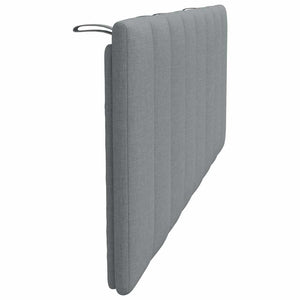 Kopfteil Kissen Hanko Hellgrau 120 cm