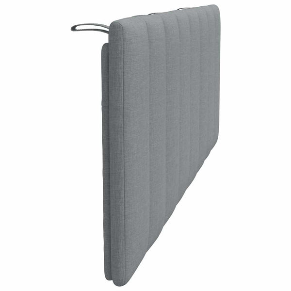 Kopfteil Kissen Hanko Hellgrau 120 cm