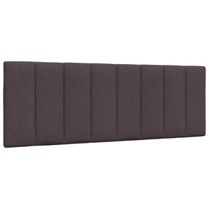 vidaXL Headboard Cushion "Hanko" Dark Brown 120 cm Fabric